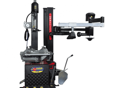 Däckmaskin för balansering och montering av däck.