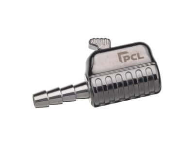 Metallanslutning för slang, märkning 'PCL'.