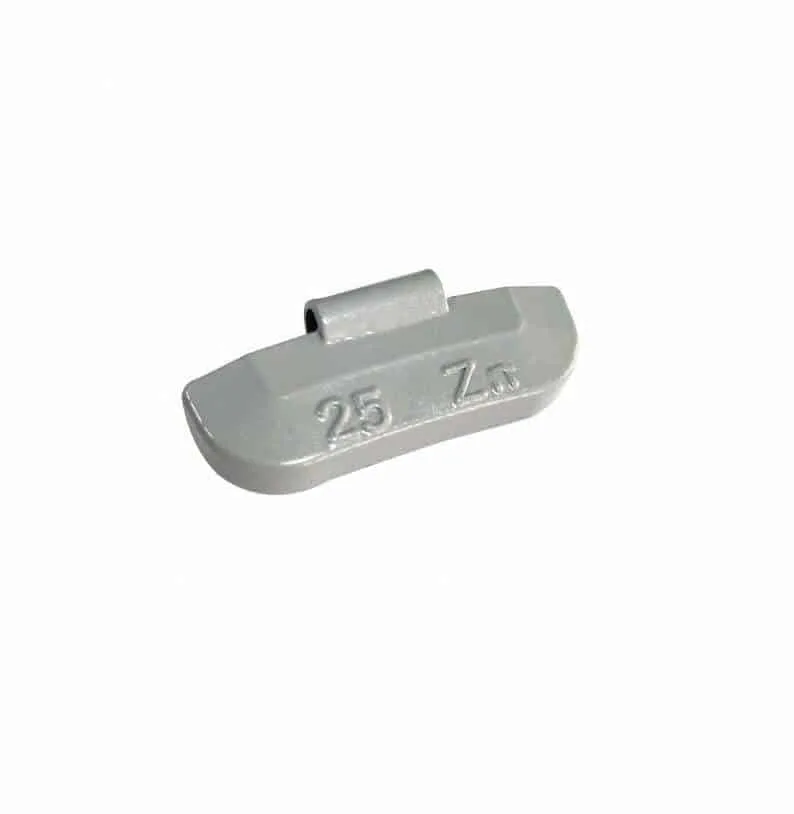 Zink hjulvikt 25 gram