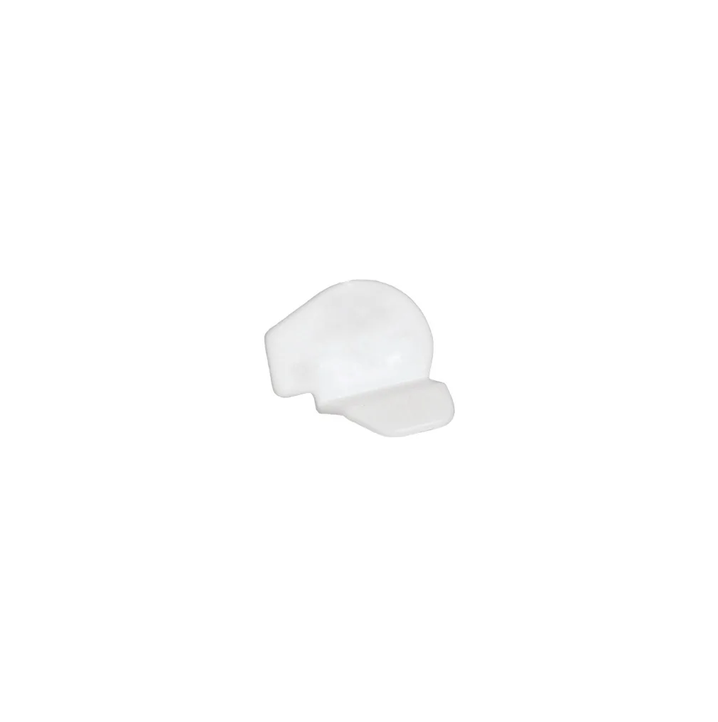 Vit plaststruktur med enkel design.