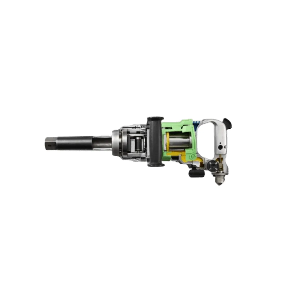 Kraftfull hydraulisk stötvinsch verktygsguide grön-svart