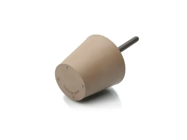 Vibrationsdämpare för maskineri, brun och svart färg.