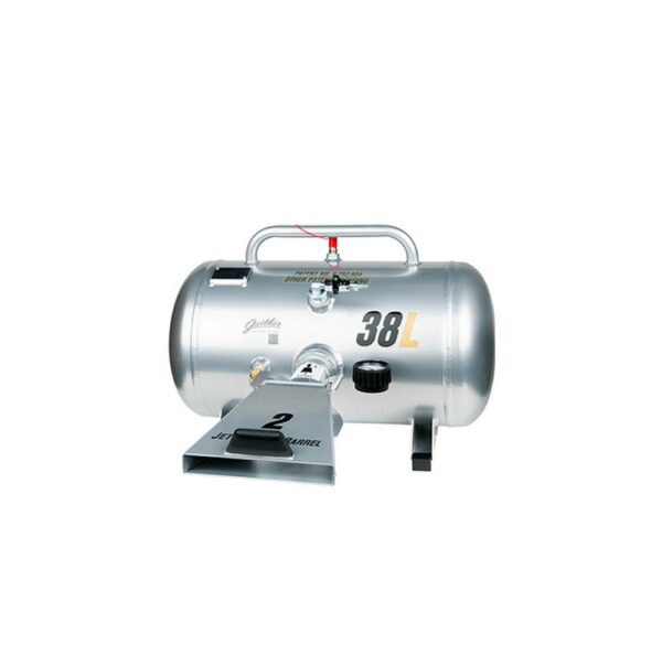 Compressed air tank, silver, 38 liter capacity