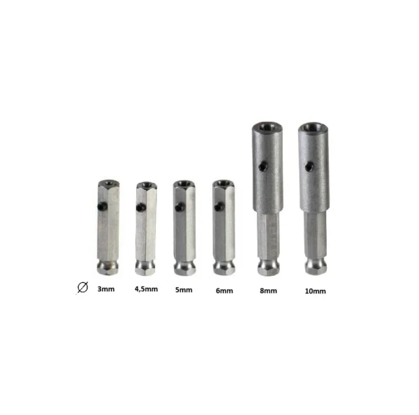 Hexnycklar i olika storlekar från 3mm till 10mm