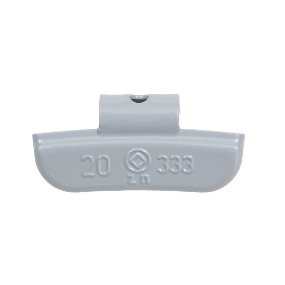 Blyfri hjulvikt i zink för balansering.