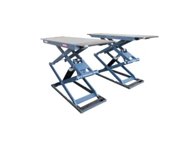 Helautomatisk Velyen Saxlyft 3000 kg med säkerhetsfunktioner och lågprofilsax för verkstad